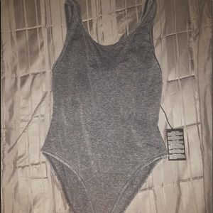 Grey bodysuit